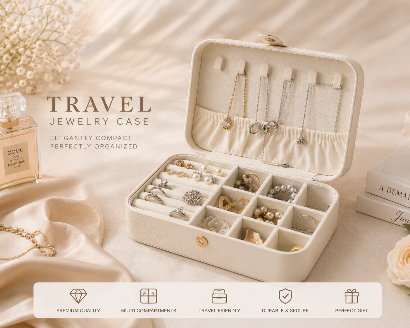 Travel Jewelry Case