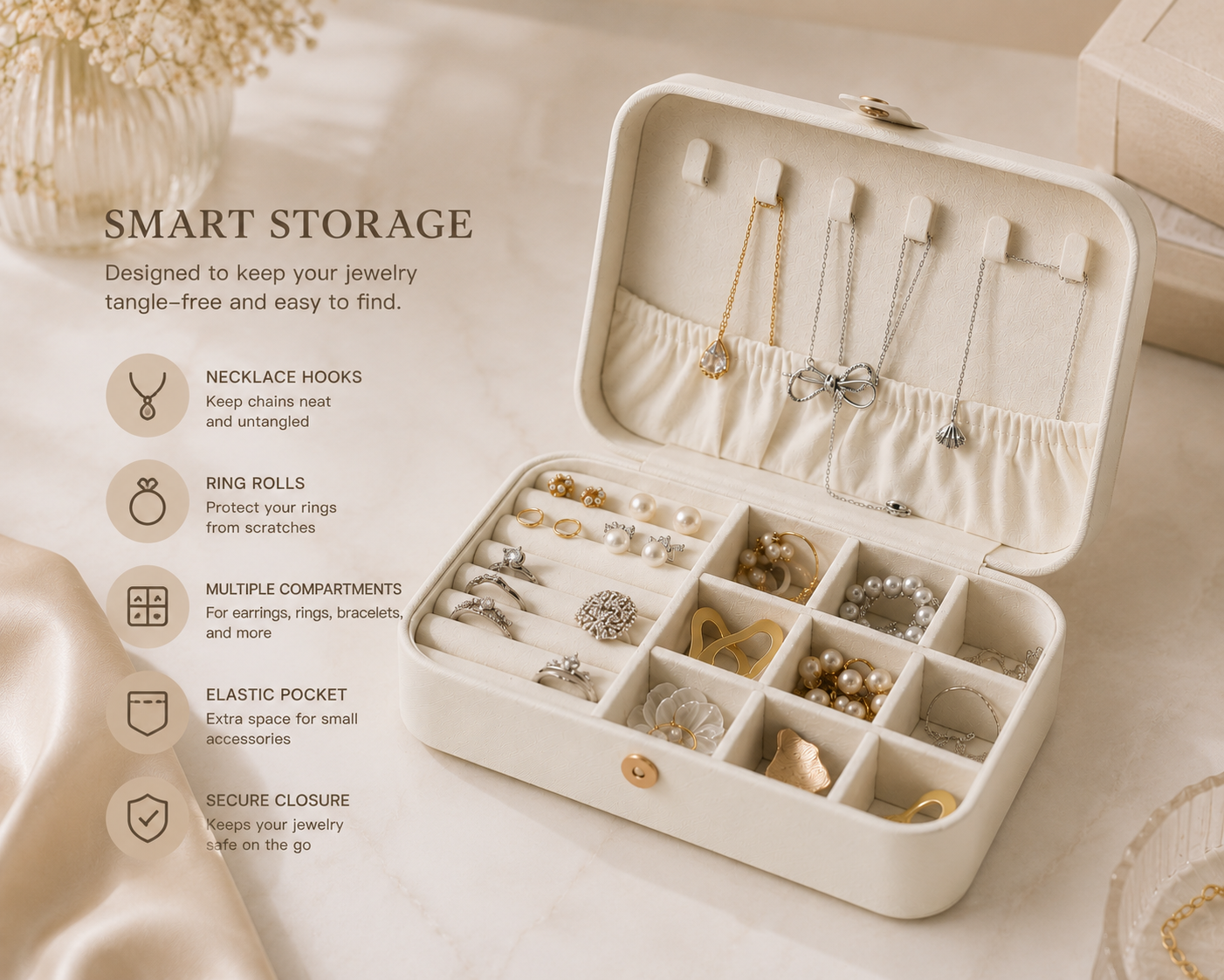 Travel Jewelry Case
