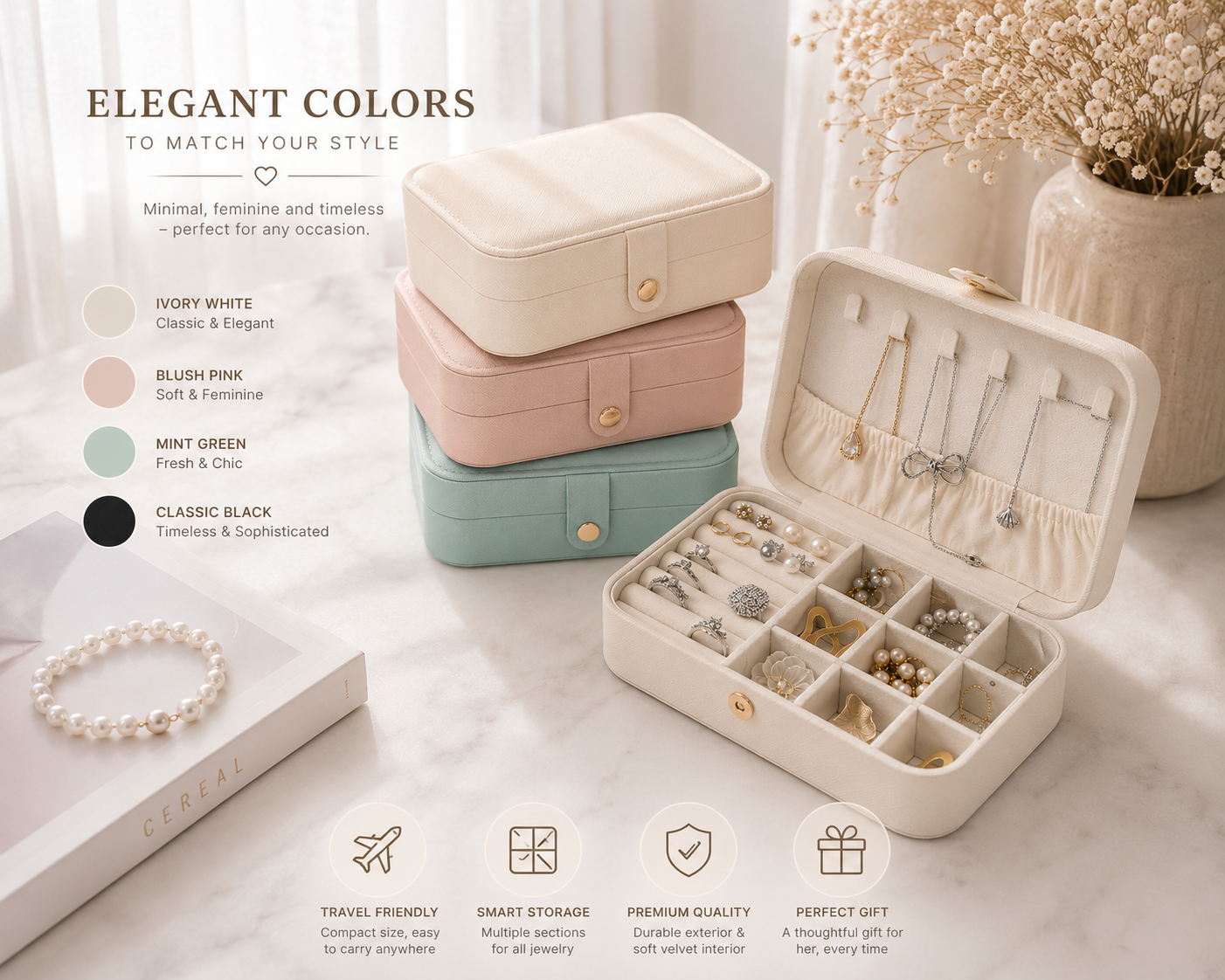 Travel Jewelry Case