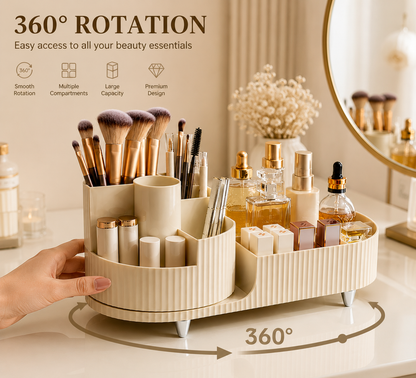 360° Rotating Makeup Organizer