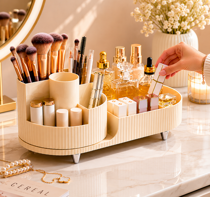 360° Rotating Makeup Organizer