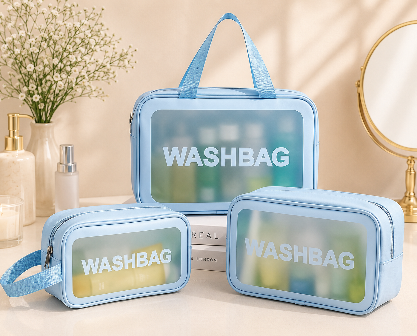 Makeup Travel Pouch Set